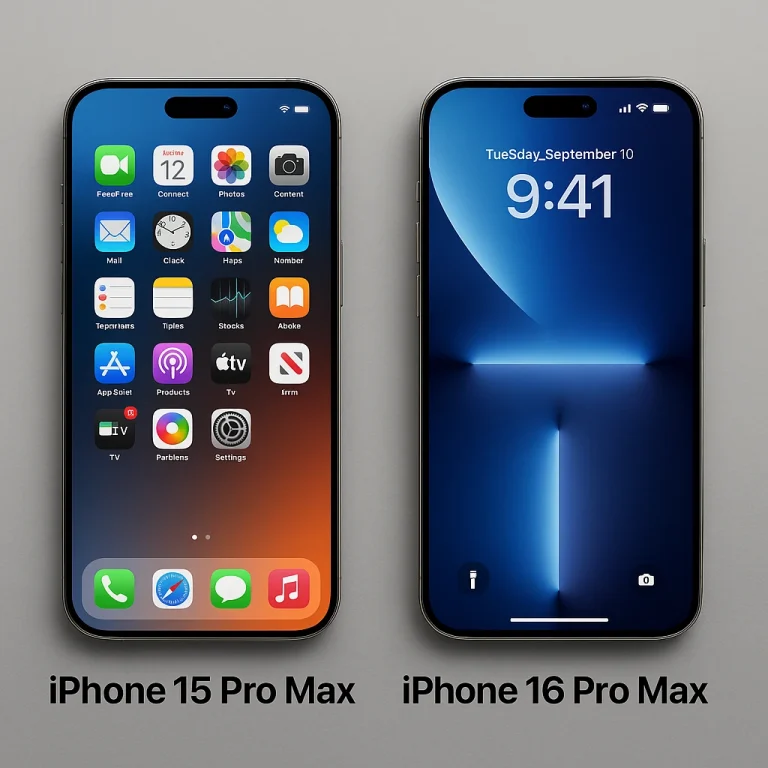 iPhone 15 pro Max vs iPhone 16 pro max